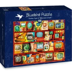 Bluebird Puzzle: Aimee Stewart - Golden Age of Television-Shelf (1000)