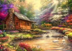 Bluebird Puzzle: Brookside Retreat (1000)