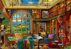 Bluebird Puzzle: Country Library (1000)