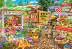 Bluebird Puzzle: Farmers Market Spring Summer Season (1000)