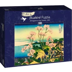 Bluebird Puzzle: Katsushika Hokusai - Shinagawa on the Tokaido, 1832 (1000)