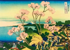 Bluebird Puzzle: Katsushika Hokusai - Shinagawa on the Tokaido, 1832 (1000)