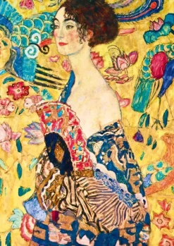 Bluebird Puzzle: Klimt - Lady With Fan, 1918 (1000)