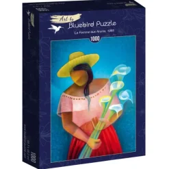 Bluebird Puzzle: Louis Toffoli - La Femme aux Arums, 1985 (1000)