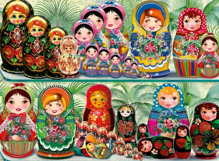 Bluebird Puzzle: Matryoshka Dolls (6000)