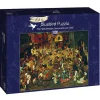 Bluebird Puzzle: Pieter Bruegel the Elder - The Fight Between Carnival and Lent, 1559 (1000)