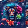 Bluebird Puzzle: Round - Rainbow Lion (501)