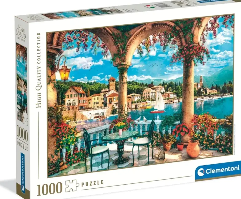 Clementoni: Dominic Davison - Balcony View of Lake Como (1000)