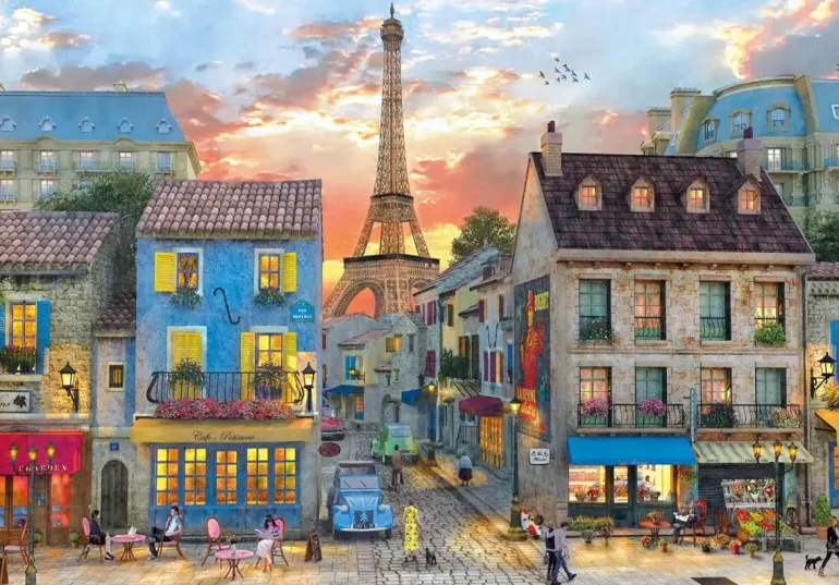 Clementoni: Dominic Davison - Streets of Paris (1000)