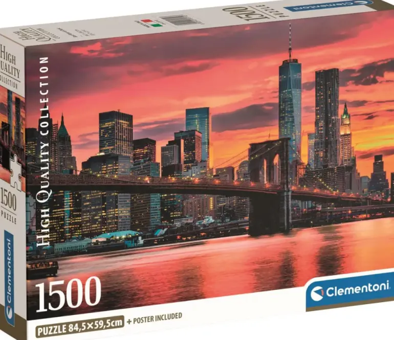 Clementoni: East River at Dusk (1500)