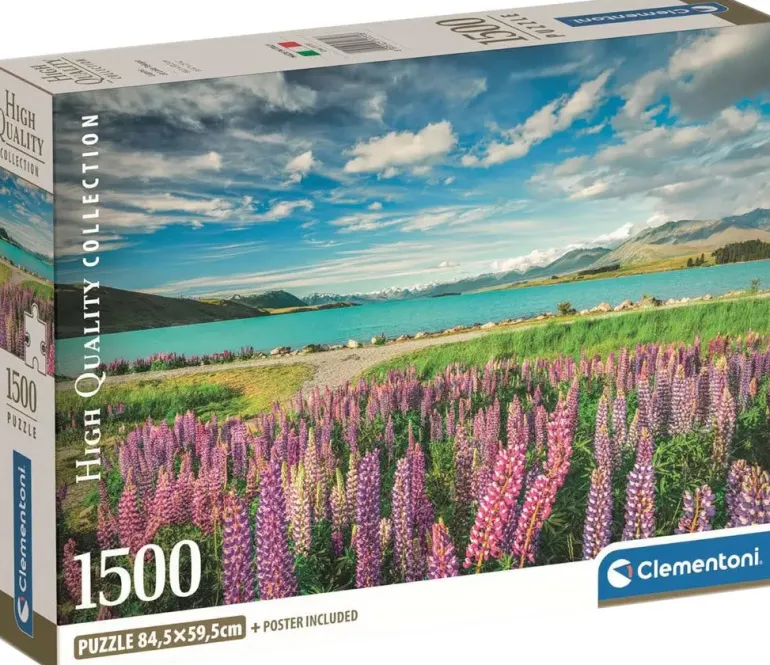 Clementoni: Lupins at Lake Tekapo (1500)