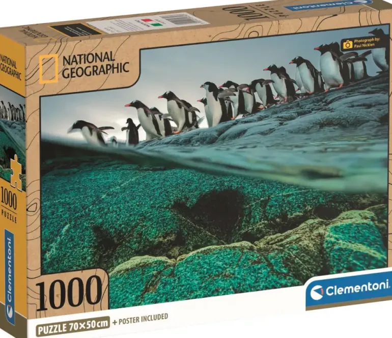 Clementoni: National Geographics - Gentoo Penguins (1000)
