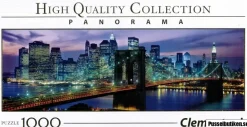 Clementoni: Panorama - New York - Brooklyn Bridge (1000)