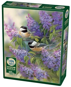 Cobble Hill: Chickadees and Lilacs (1000)