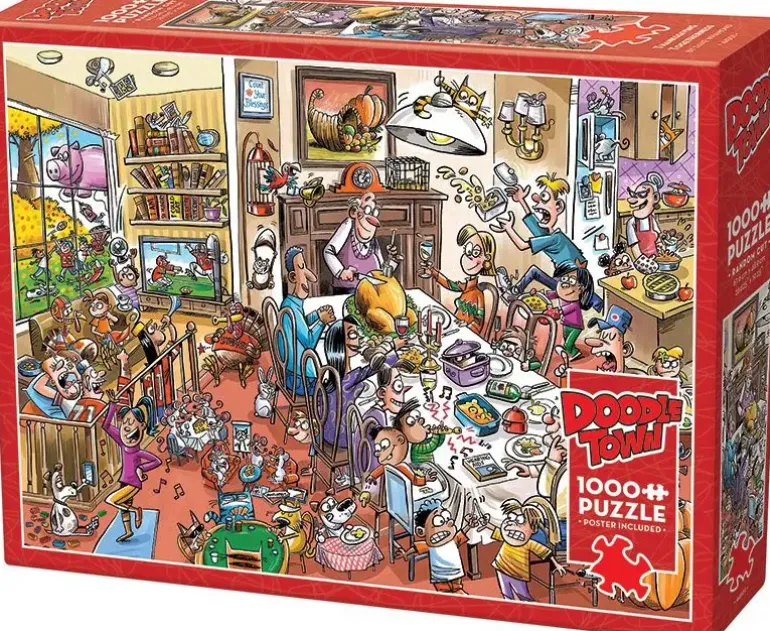 Cobble Hill: Doodle Town - Thanksgiving Togetherness (1000)