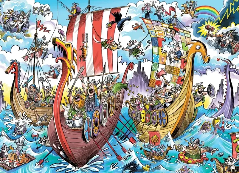 Cobble Hill: Doodle Town - Viking Voyage (1000)