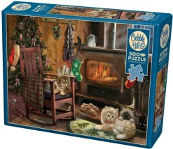 Cobble Hill: Kittens By the Stove (500)