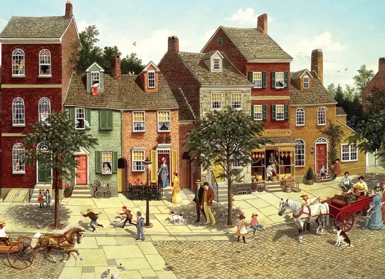 Cobble Hill: The Curve in the Square (1000)