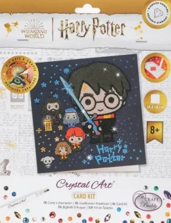 Craft Buddy: Crystal Card Kit - Harry Potter Family