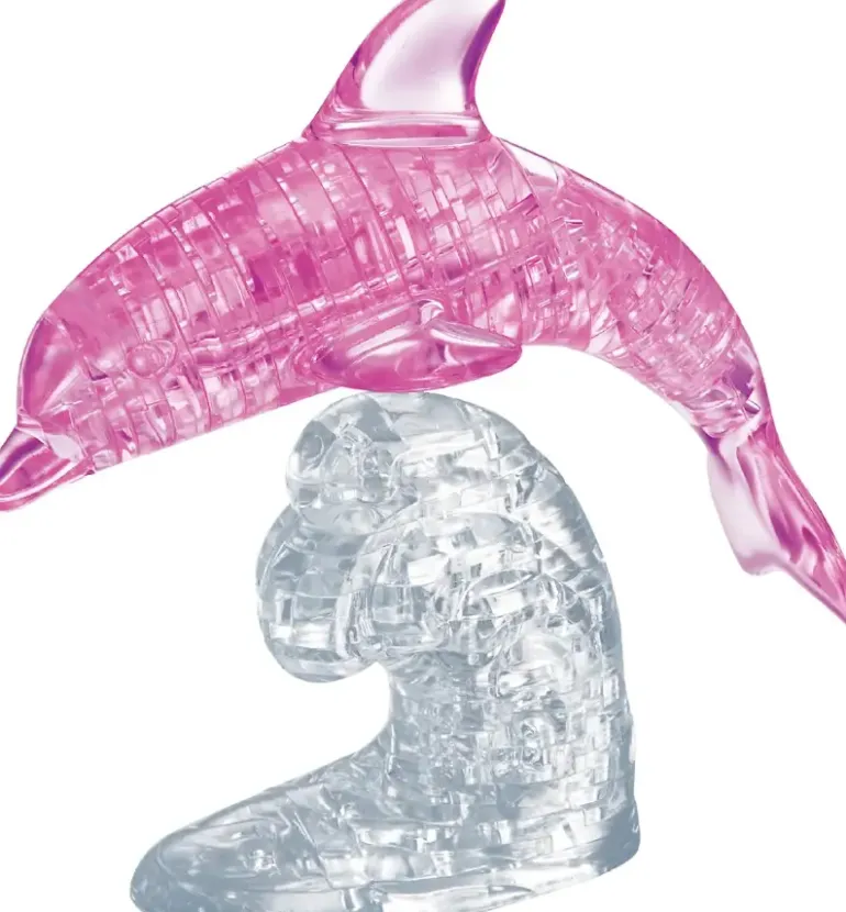 Crystal Puzzle: Dolphin - Pink (95)