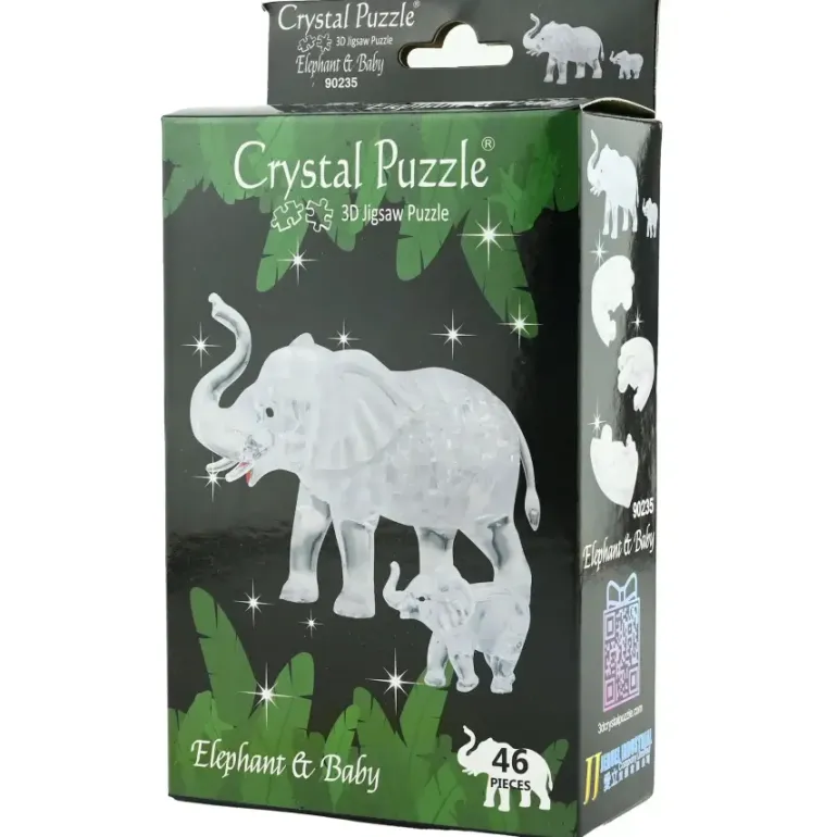 Crystal Puzzle: Elephant & Baby (46)