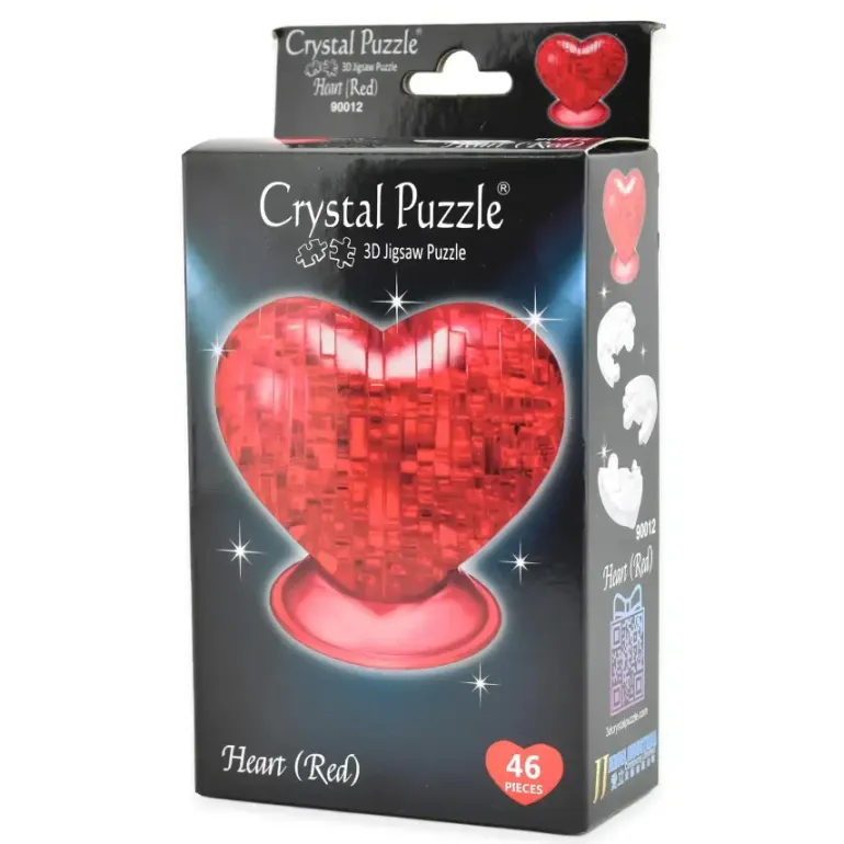 Crystal Puzzle: Heart - Red (46)