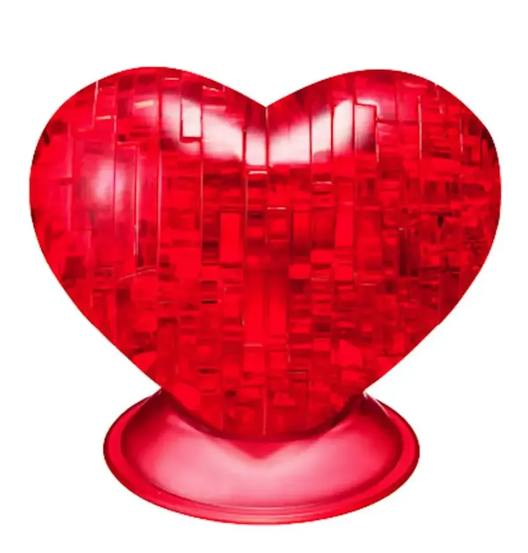 Crystal Puzzle: Heart - Red (46)