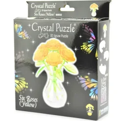 Crystal Puzzle: Six Roses - Yellow (47)