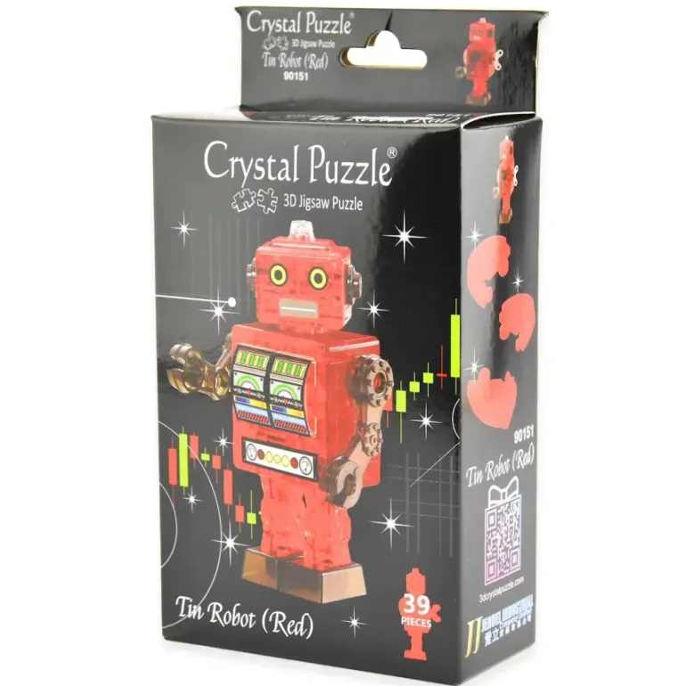 Crystal Puzzle: Tin Robot - Red (39)