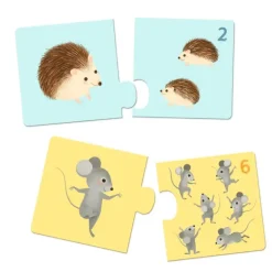Djeco: Puzzle Duo - Baby Animals (24)