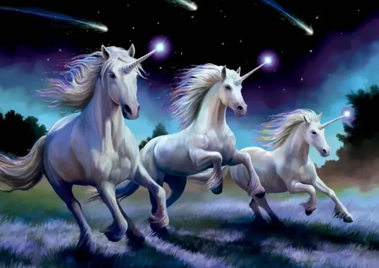 Educa: Anne Stokes - Shooting Stars Unicorns (1000)
