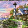Educa: Dominic Davison - Lighthouse at Rock Bay (1000)