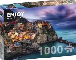 Enjoy: Manarola at Dusk, Cinque Terre (1000)