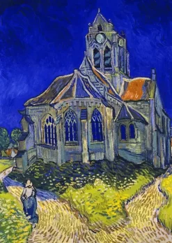 Enjoy: The Church in Auvers-sur-Oise, Vincent Van Gogh (1000)