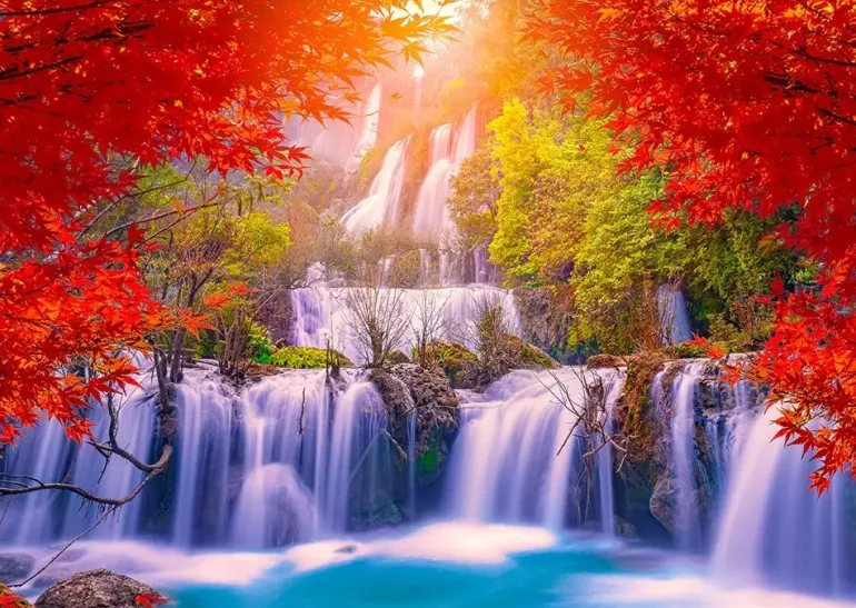 Enjoy: Thee Lor Su Waterfall in Autumn, Thailand (1000)