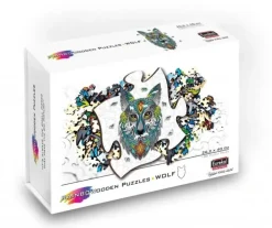 Eureka: Rainbow Wooden Puzzles, Wolf (180)