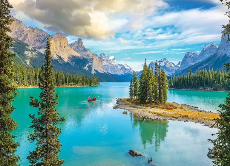 EuroGraphics: Maligne Lake, Alberta (1000)