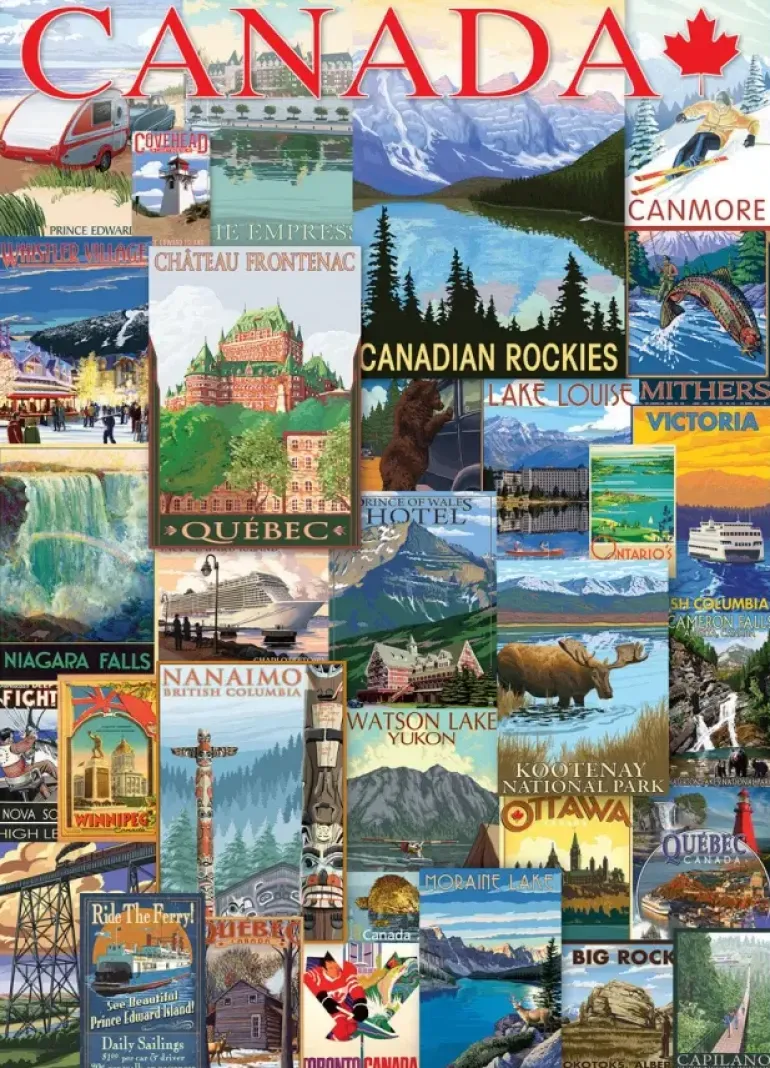 EuroGraphics: Travel Canada - Vintage Posters (1000)