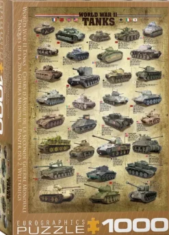 EuroGraphics: World War II Tanks (1000)