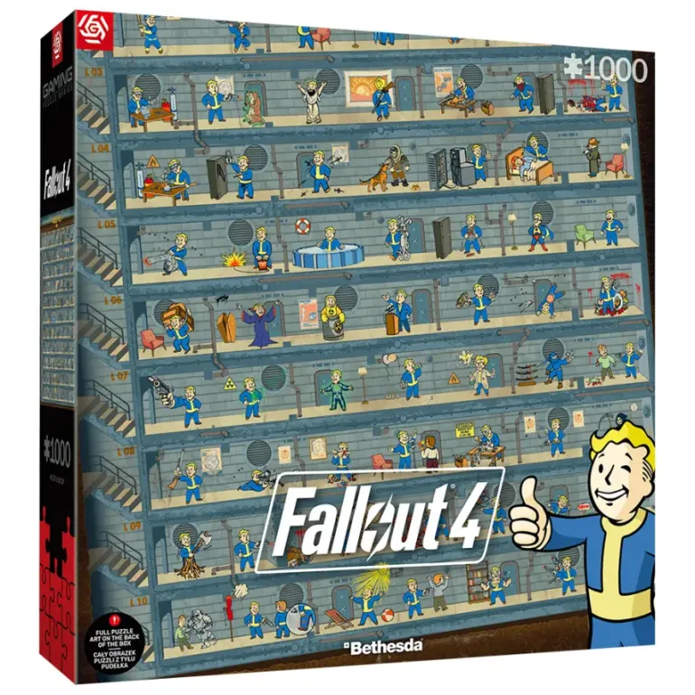 Good Loot: Gaming Puzzle Series - Fallout 4, Perk Poster (1000)