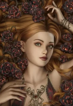Grafika: Cris Ortega - Burnt Rose (1000)