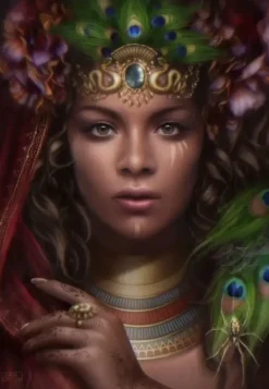 Grafika: Cris Ortega - Queen of the Sun Realm (1000)