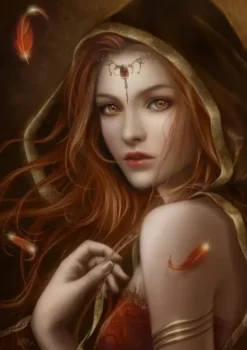 Grafika: Cris Ortega - Red Path of Eternity (1500)