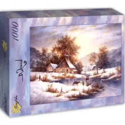 Grafika: Dennis Lewan - Amber Sky of Winter (1000)