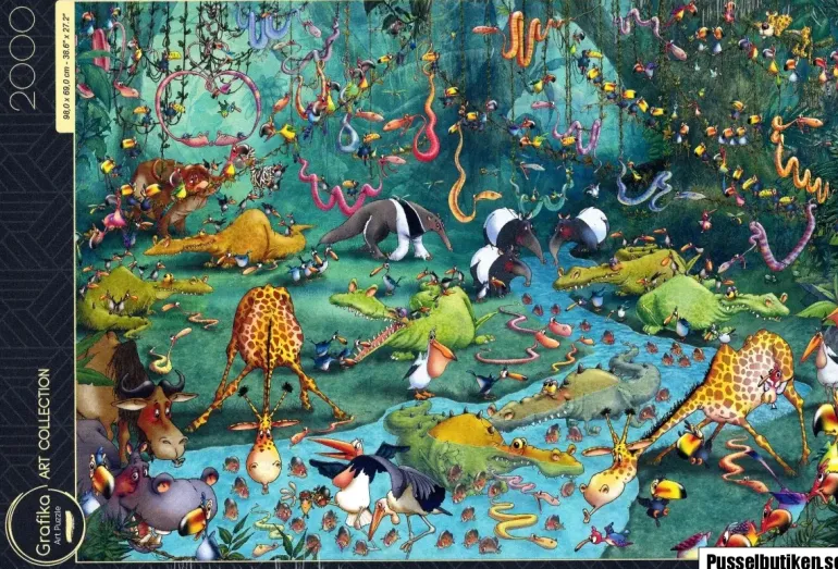 Grafika: Francois Ruyer - Jungle (2000)