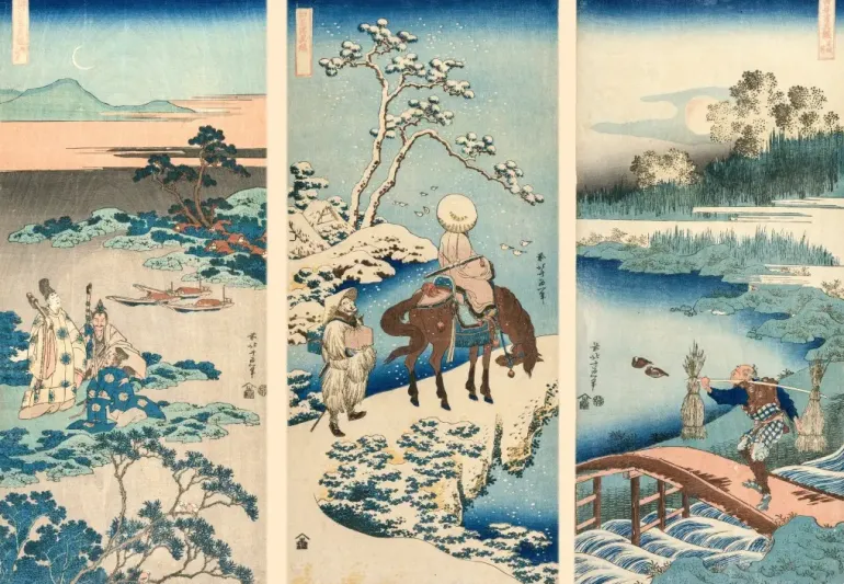 Grafika: Hokusai's Art (1000)