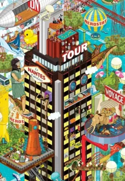 Grafika: Nantes - The Tower (1000)