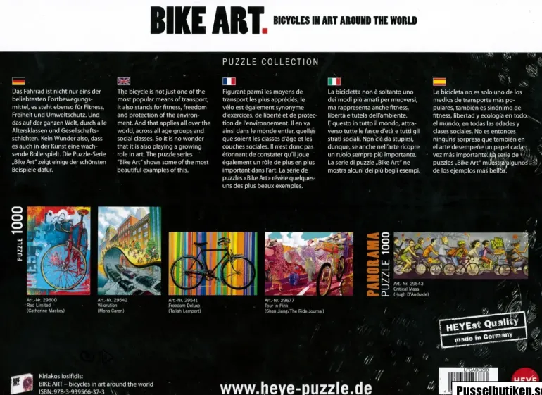 Heye: Bike Art - Tour in Pink (1000)