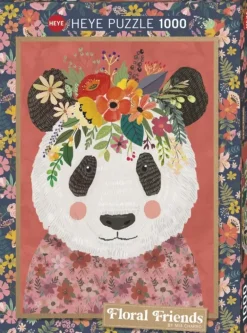 Heye: Floral Friends - Cuddly Panda (1000)