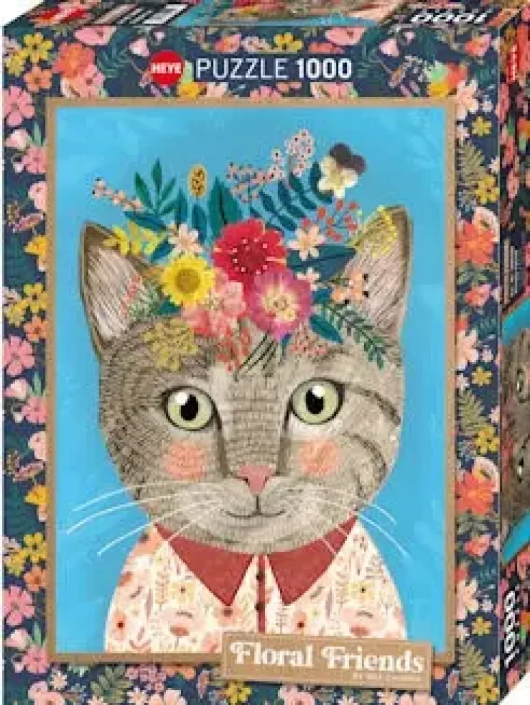 Heye: Floral Friends - Pretty Feline (1000)